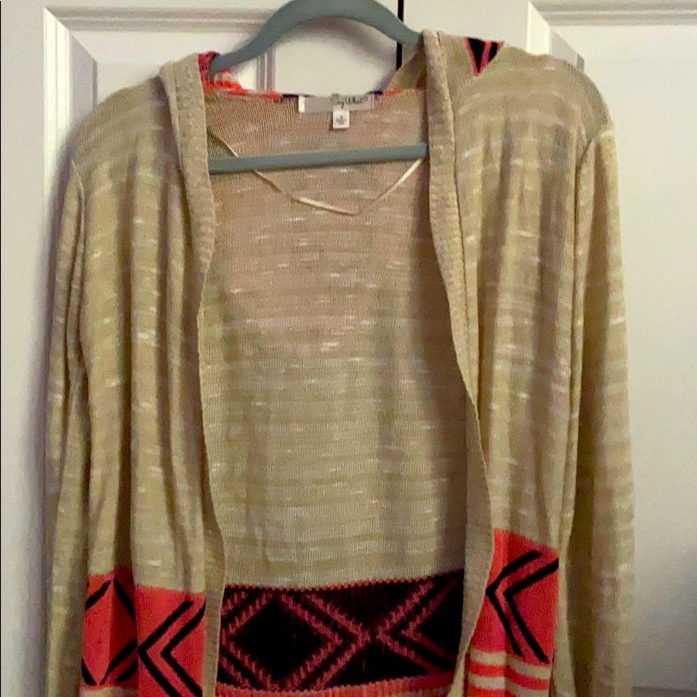 Patterned cardigan